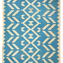 Kilim Gashgai Teppich Blau 0