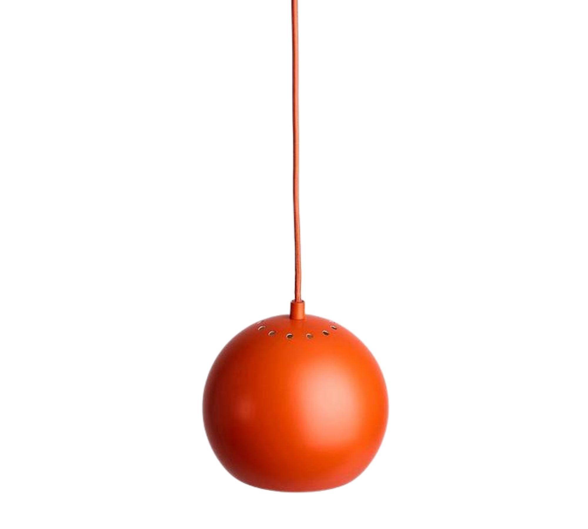 Ball Pendelleuchte Pfirsich/Orange Ø18cm 0