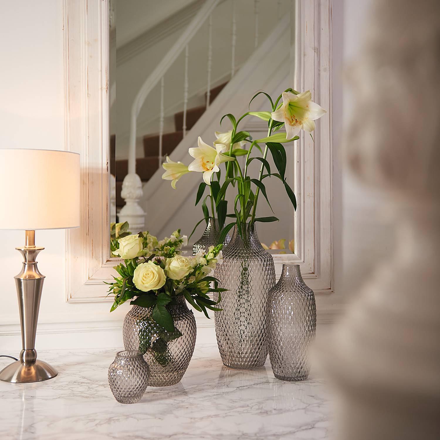 Vase Poesia III Glass Grey 2