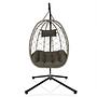 Cocova hanging chair with frame & cushion Grey 2