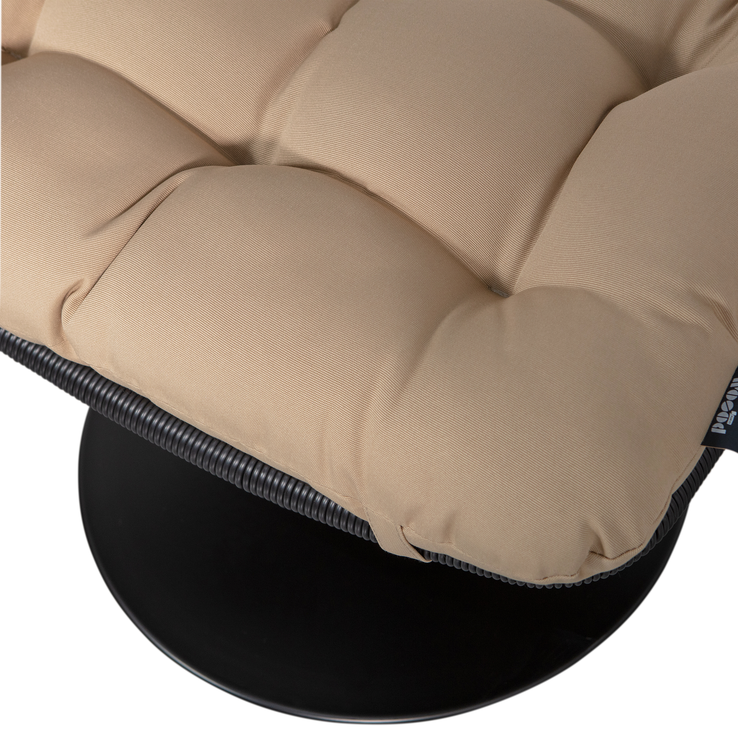 Vive Gartenhocker Polyester Rattan 5