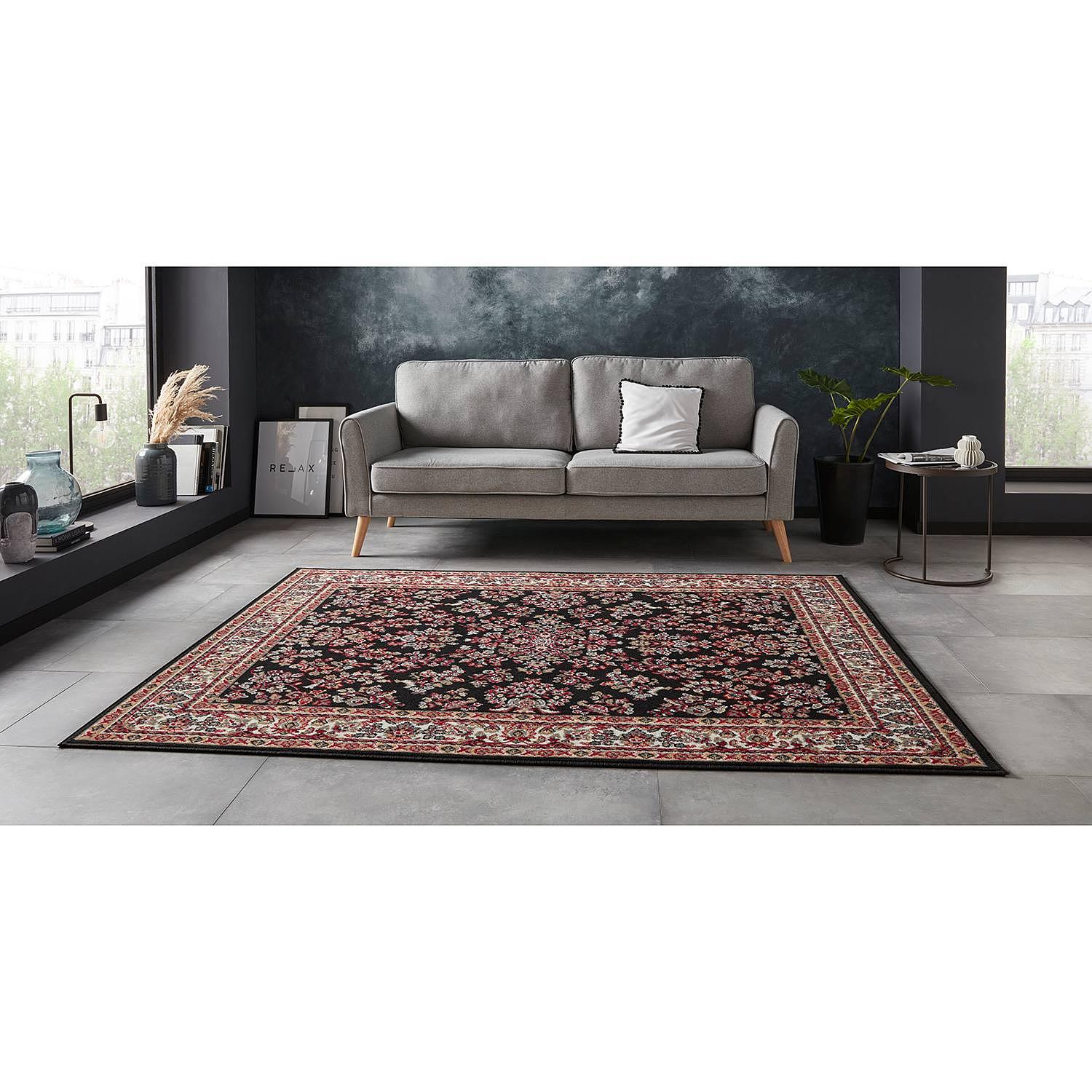 Cublize I Kurzflorteppich Polypropylen Schwarz 180 x 260 cm 2