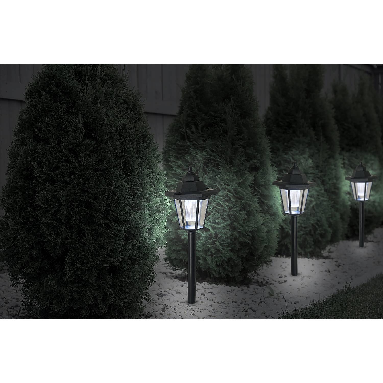 3x LED-Erdspieß Valennes Schwarz 2