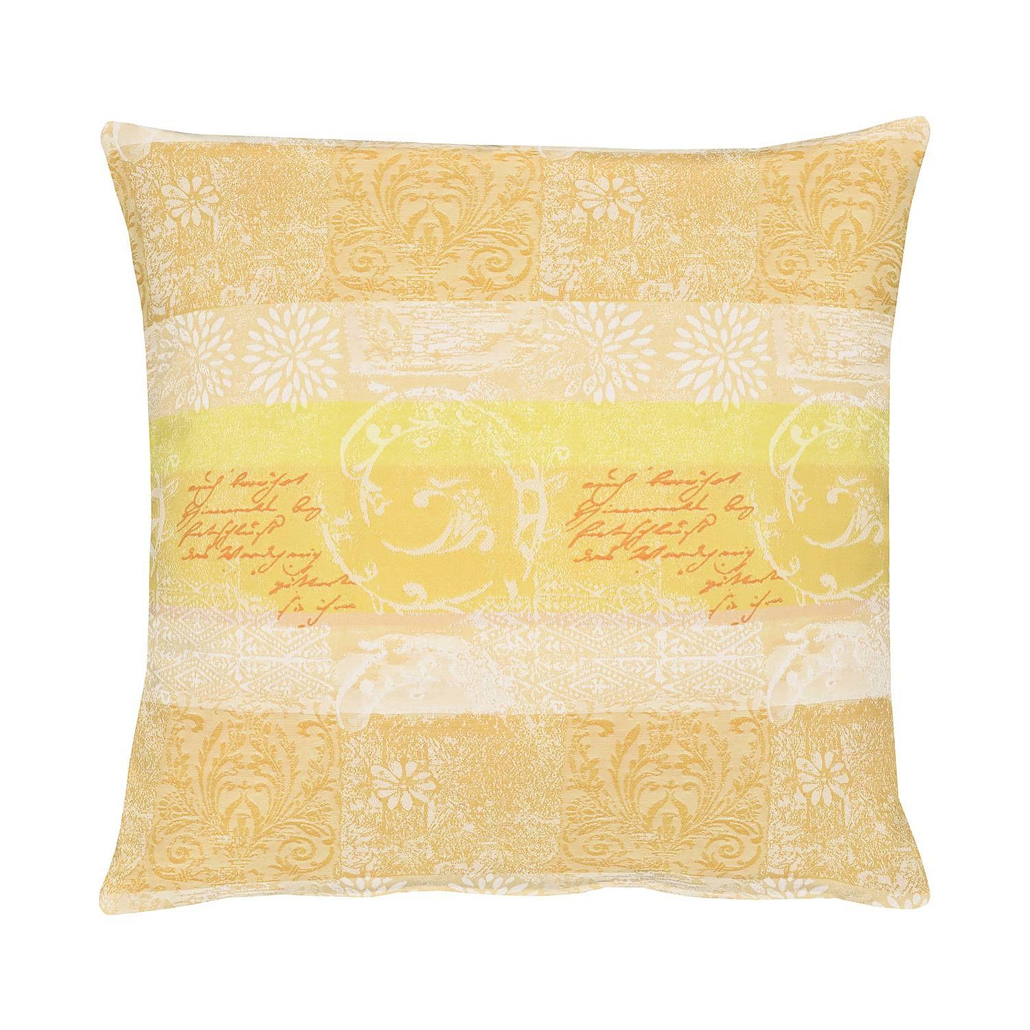 Pillowcase Summer Garden II Yellow 49 x 49 cm 0