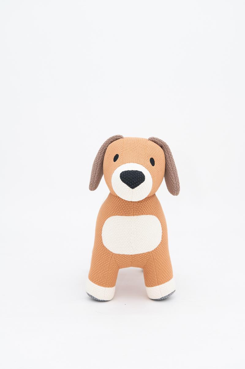 Dog Plush Cotton Brown 3