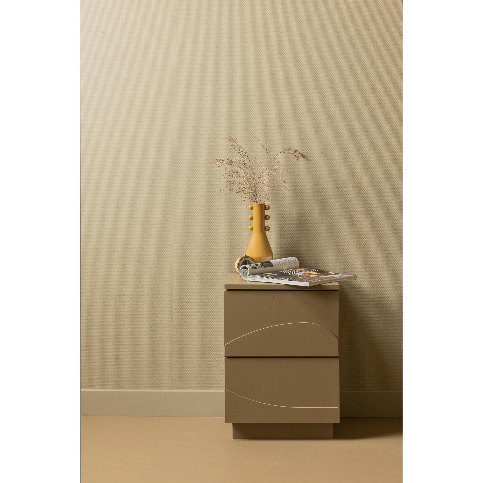 Massive Nachtkommode Tinbal Dunkelbeige 2