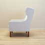 Vintage Sessel Textil Holz Grau 1960er Jahre 3