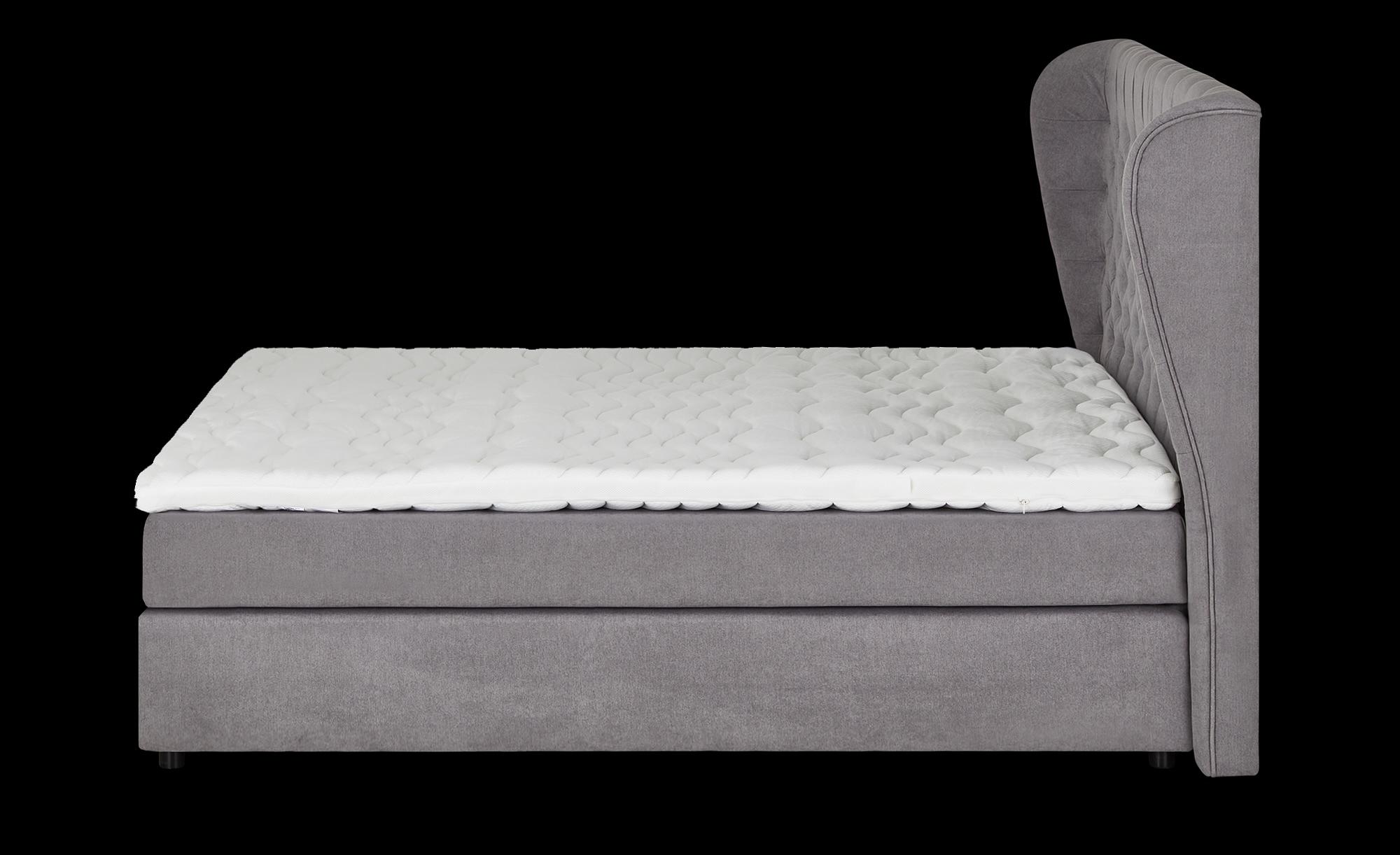 Versal 180 Boxspringbett Silber 1