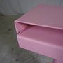 Meta Beistelltisch Stahl Pulverbeschichtet Rosa 4