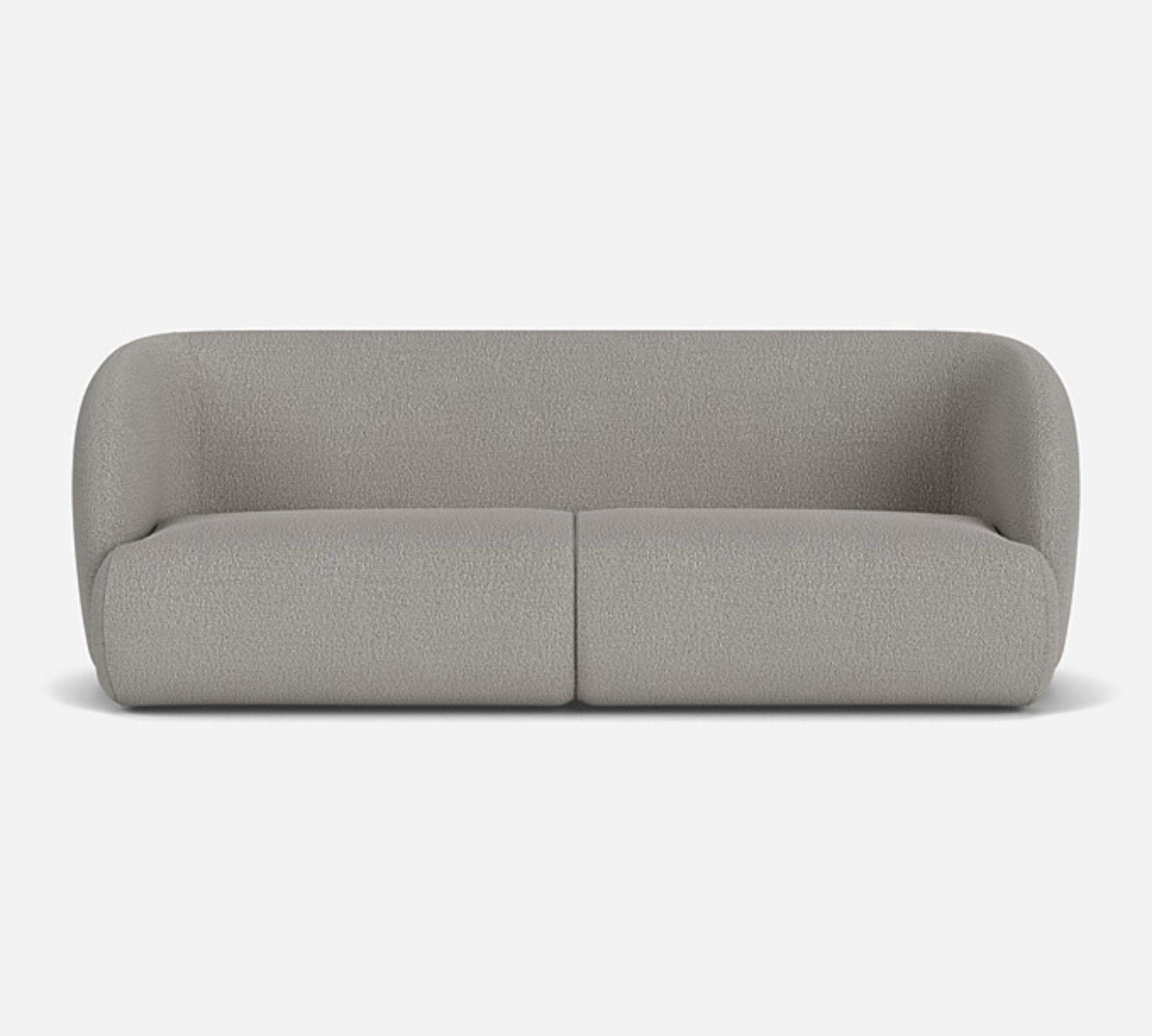 Design-Award-Winning Paula 3-Sitzer Sofa Maya Warm Grey 0