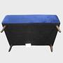 Hocker Samt Blau 4