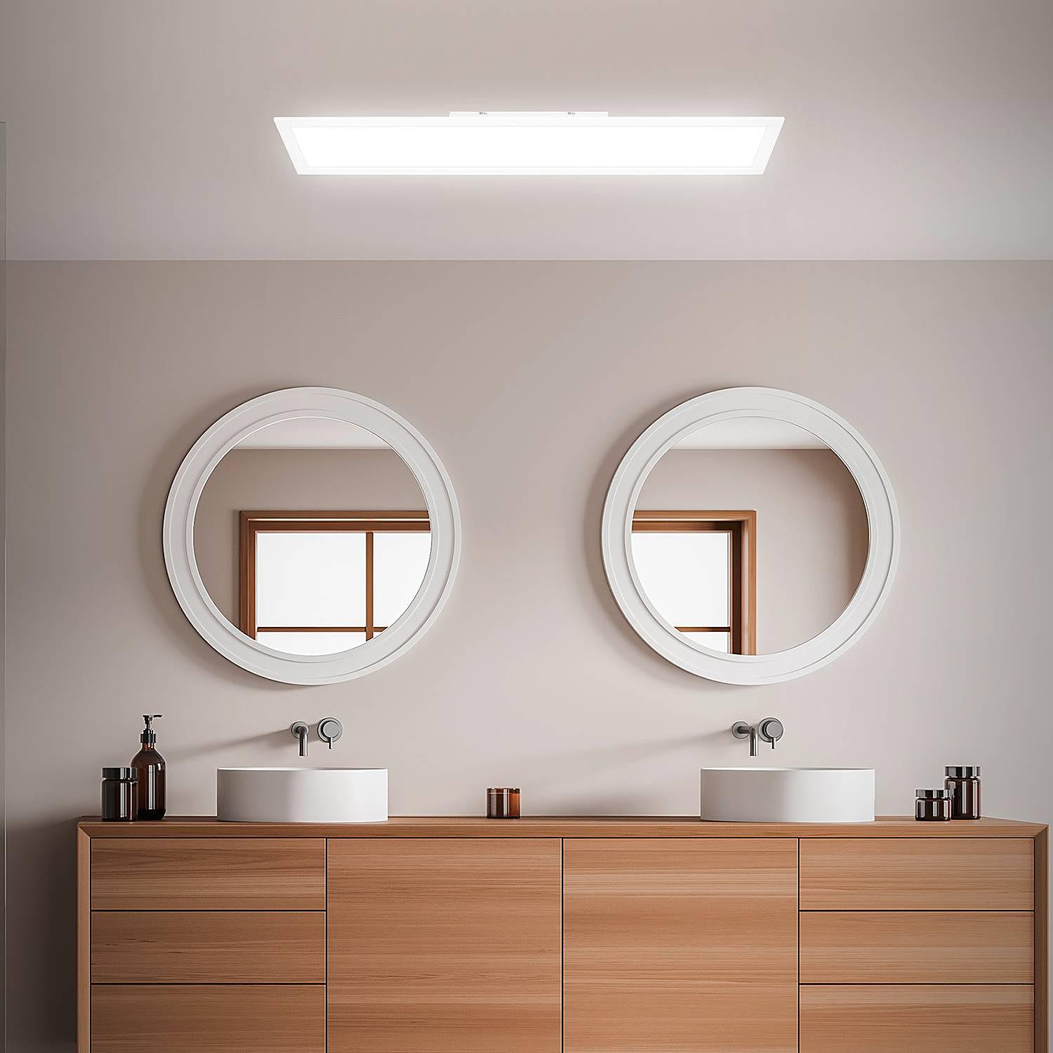 LED-Deckenleuchte Halenta Aluminium Weiß 7 x 78 cm 2