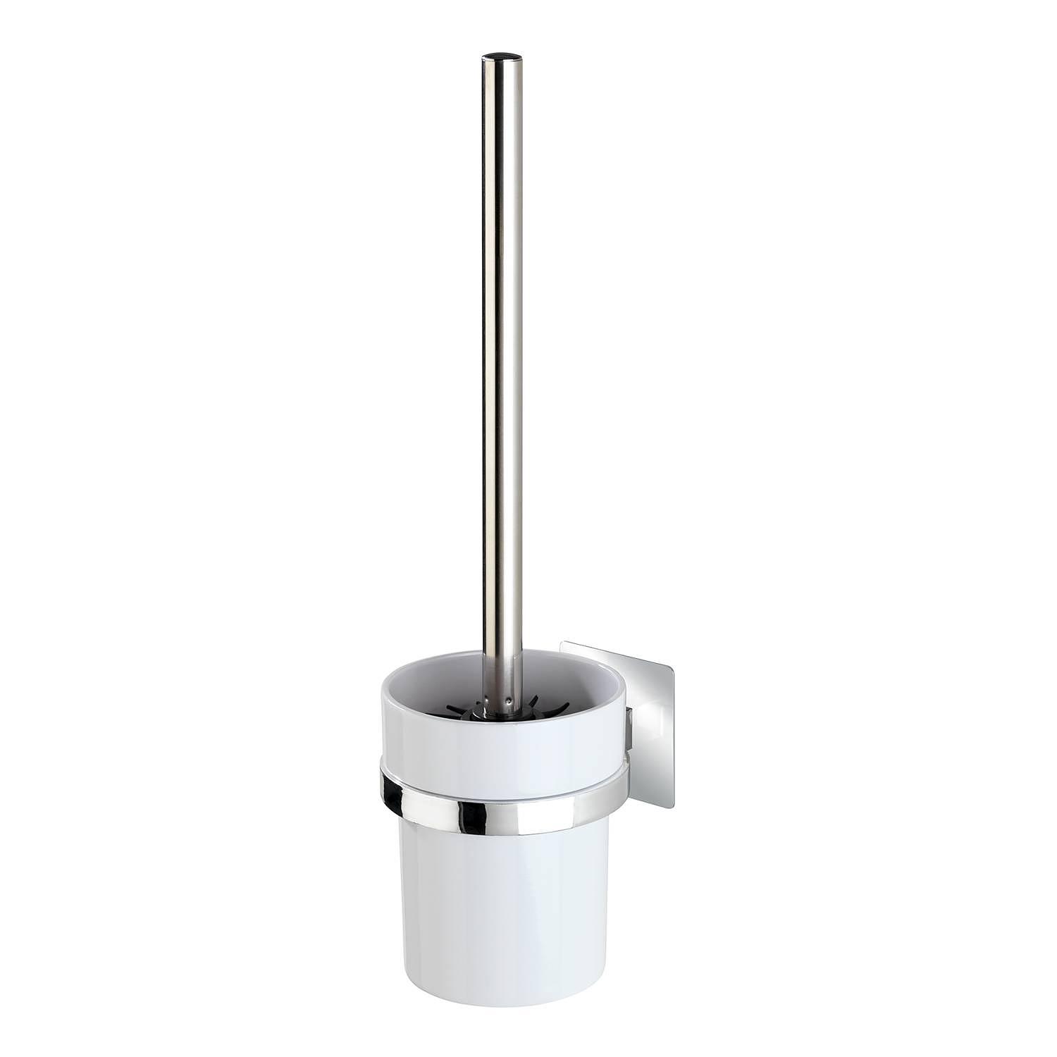 WC-Garnitur Turbo-Loc Quadro Edelstahl Rostfrei ABS Silber 1