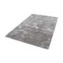 Teppich Webstoff Lichtgrau 80 x 150 cm 1