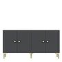 Simple 150 Credenza Antracite Oro 6