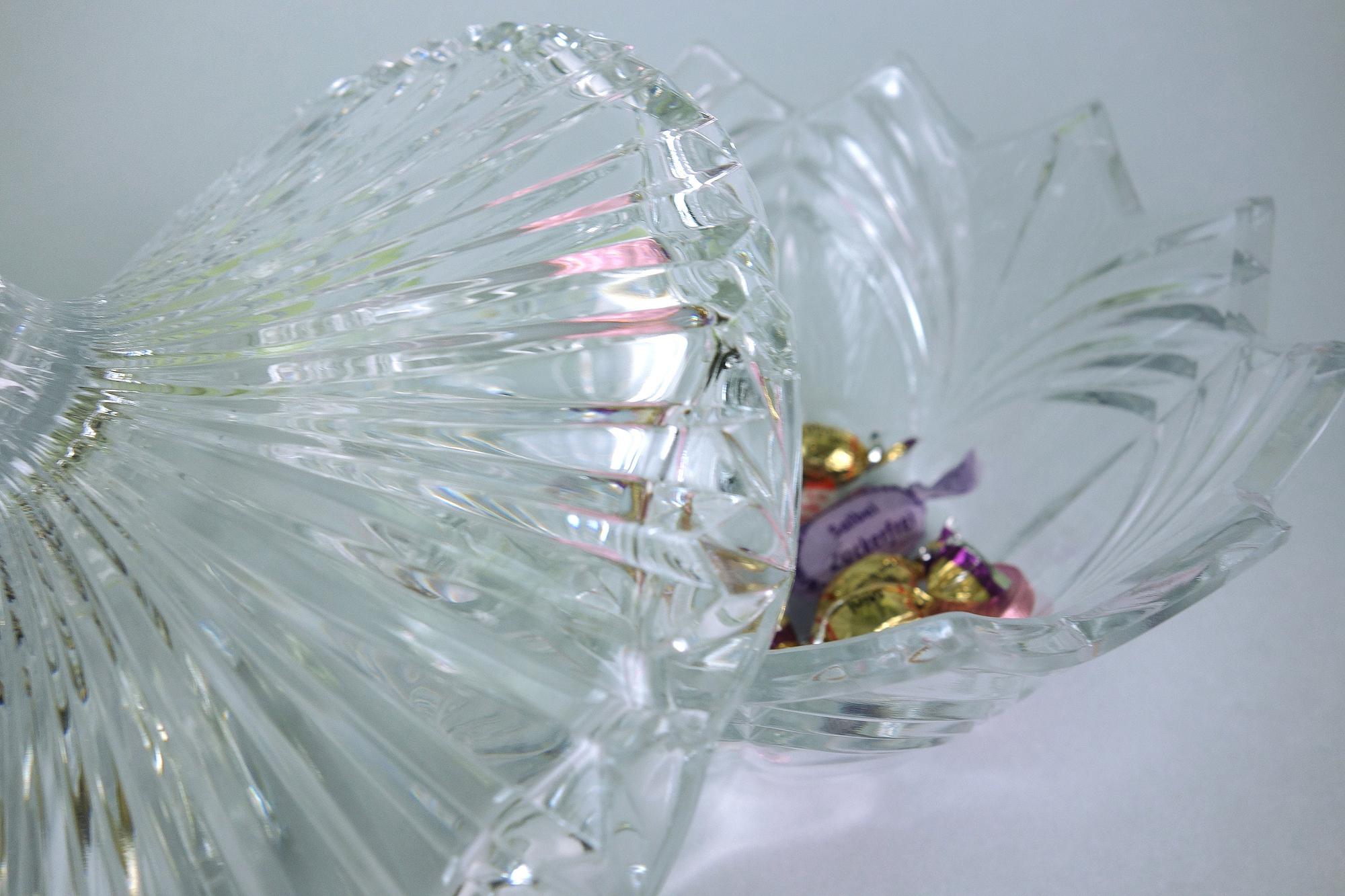 Vintage Bonbonniere Crystal Glass 1980s 6