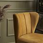 Layla Armchair Wood Veneer Gold 1
