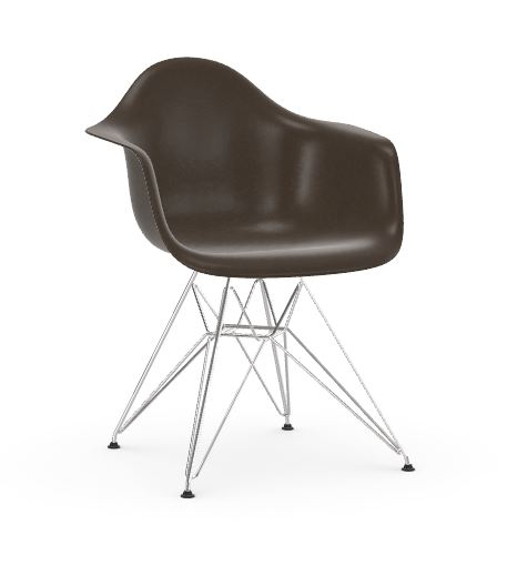 Fiberglass DAR Stuhl Kunststoff Grau 0