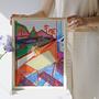La Mesa Art Print Multicolored 2