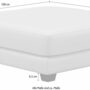 Atoll Hocker Leder Creme 4