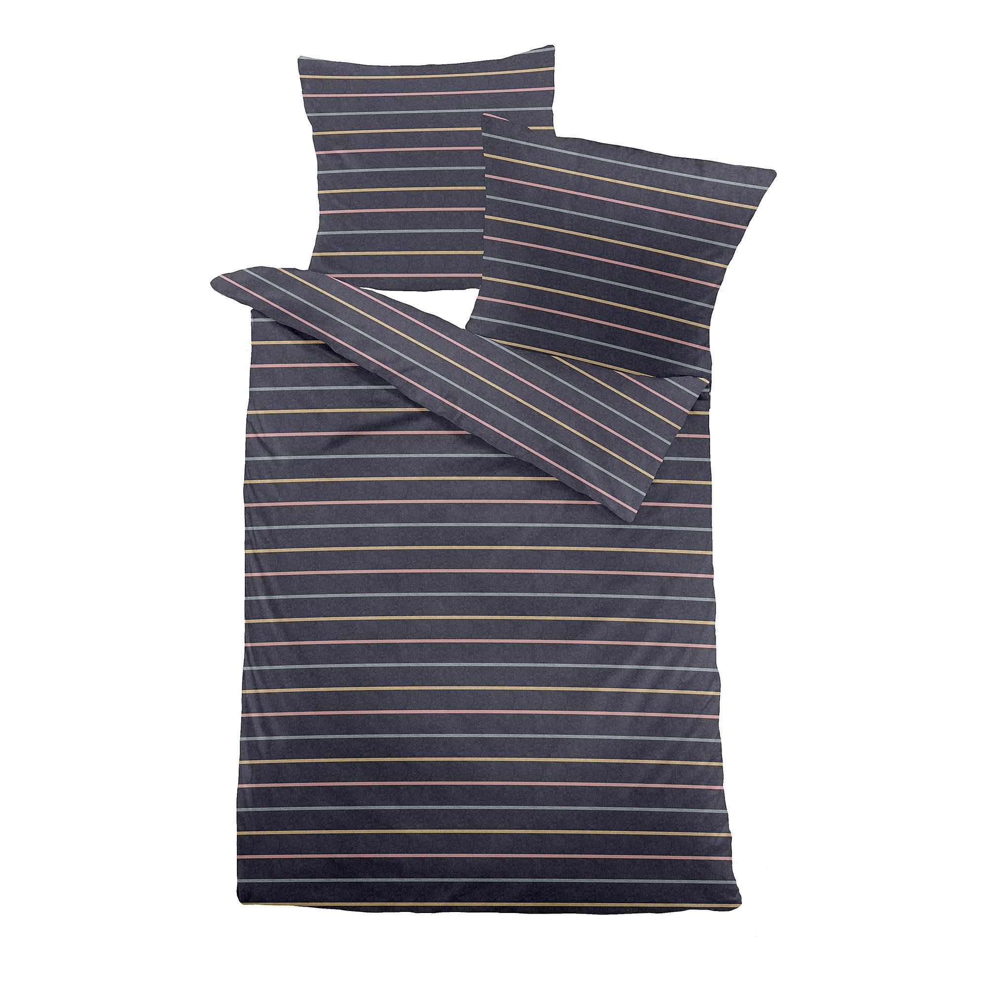 Temet Flannel Bedding Indigo Blue 155 x 220 cm 1