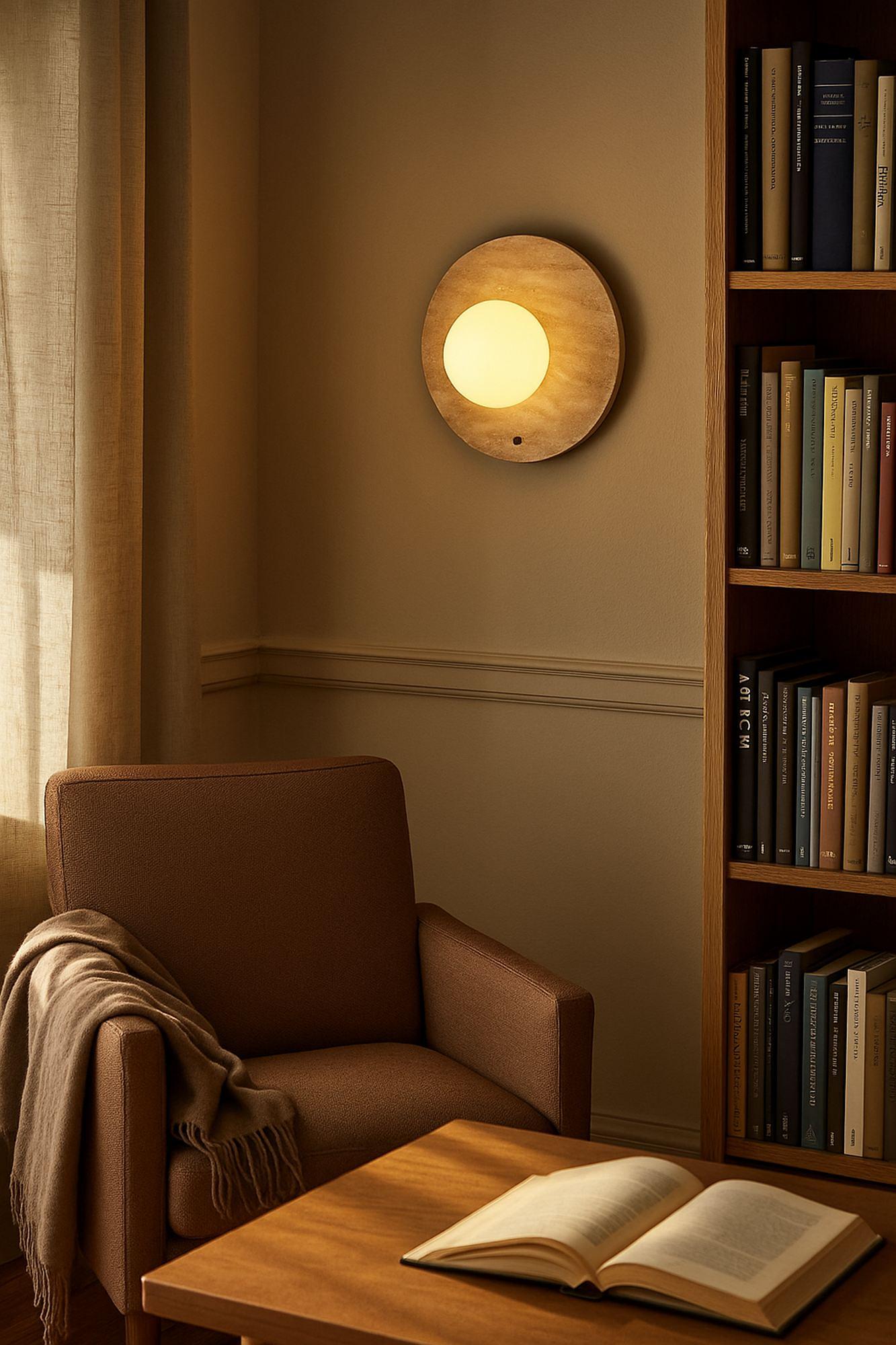 Tor-Nun-D Wall Lamp Travertine Cream 4