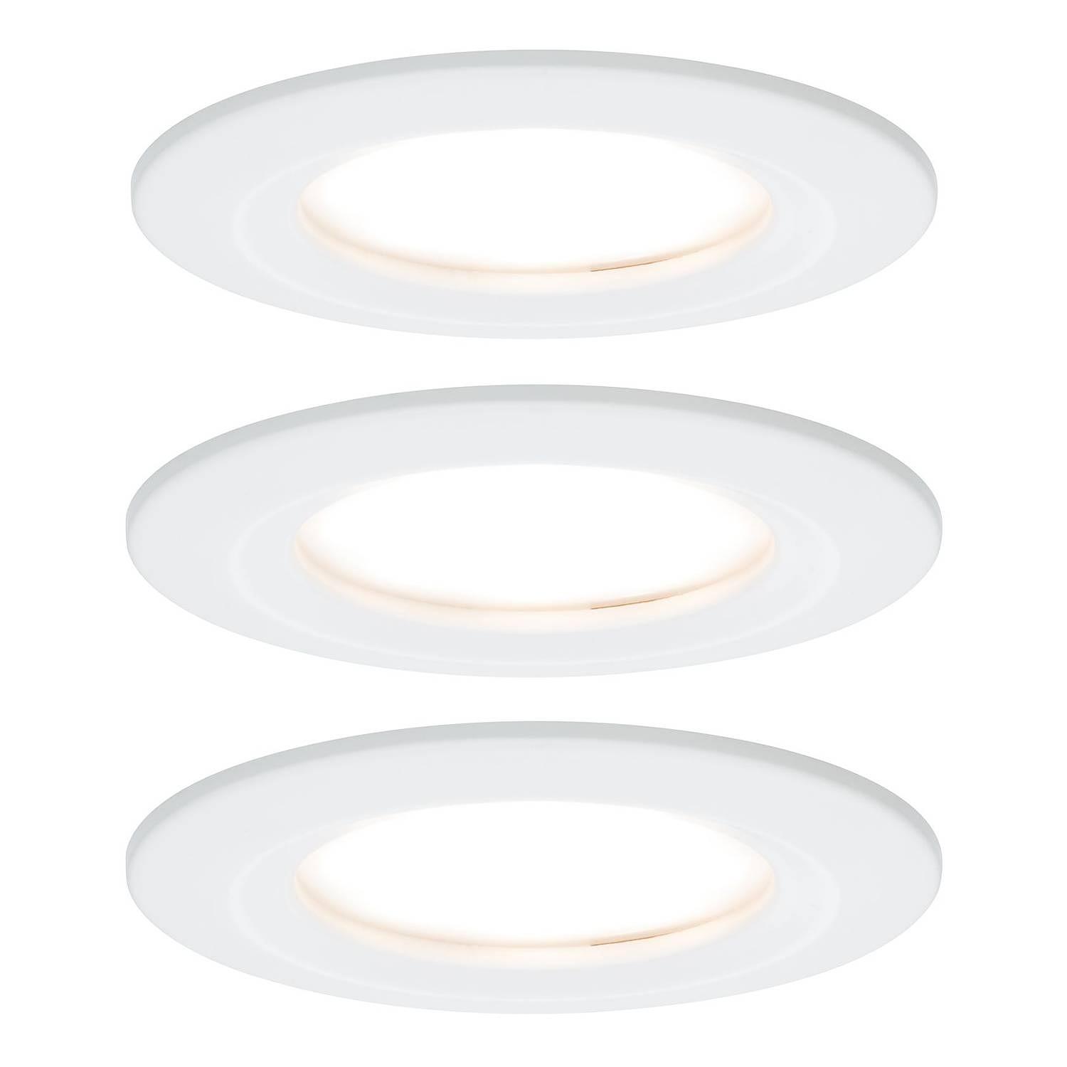 LED-Einbauleuchte Nova Coin IV Weiß 0