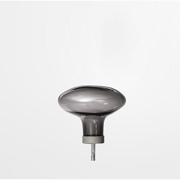 Bubble Wandhaken Klein Glas Grau 4