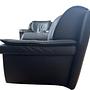 Vintage Sessel Leder Dunkelblau 2