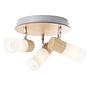 3-Light Babsan Ceiling Spotlight Iron Solid Rubberwood 4