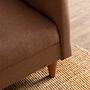 Hiko Sofa bed 3-seater Brown 2