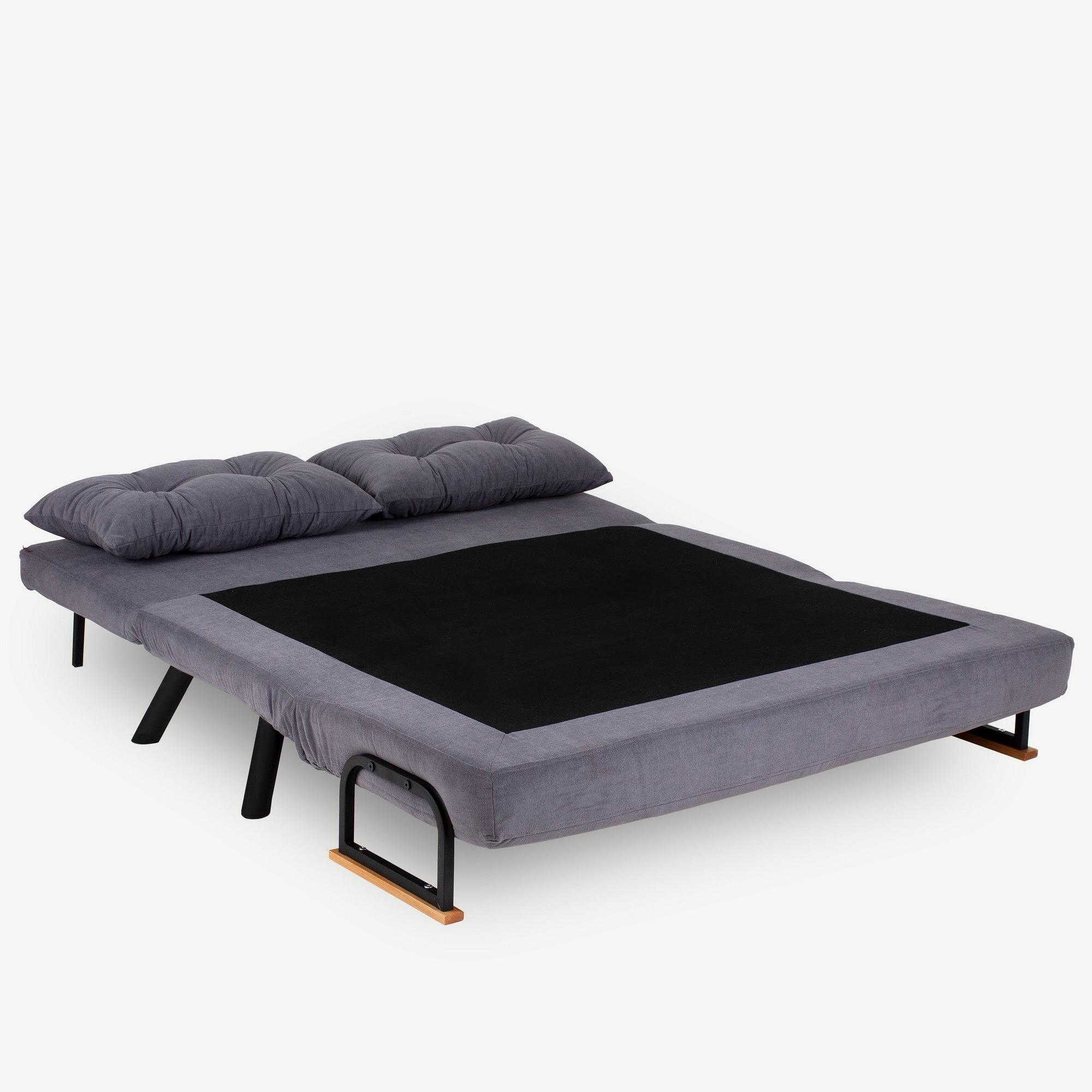 Sando Schlafsofa 2-Sitzer Grau 3