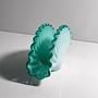 Vintage Serviettenhalter Muranoglas Türkis 80er Jahre 4