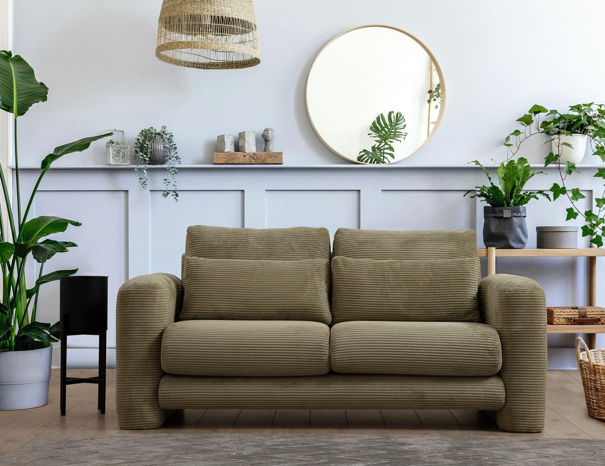 Lily 2-seater sofa Green 1