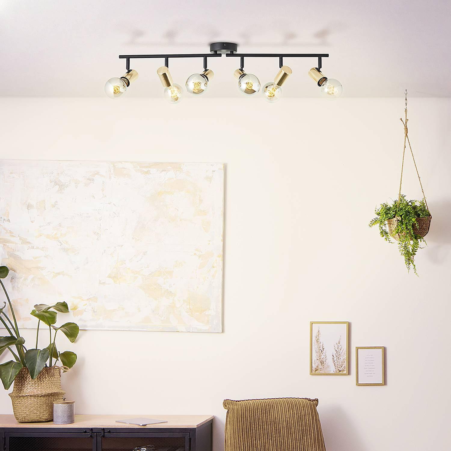 Kerry Ceiling Light Iron 6-Light 1