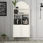 Lyon 80 Schrank Holz Creme Gold 5