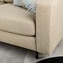 Sofa 3-Seater Chaiselongue Left Right Dillon Cream 6