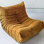 Togo Ecksofa, Sessel & 2-Sitzer Cord Sandbraun 2