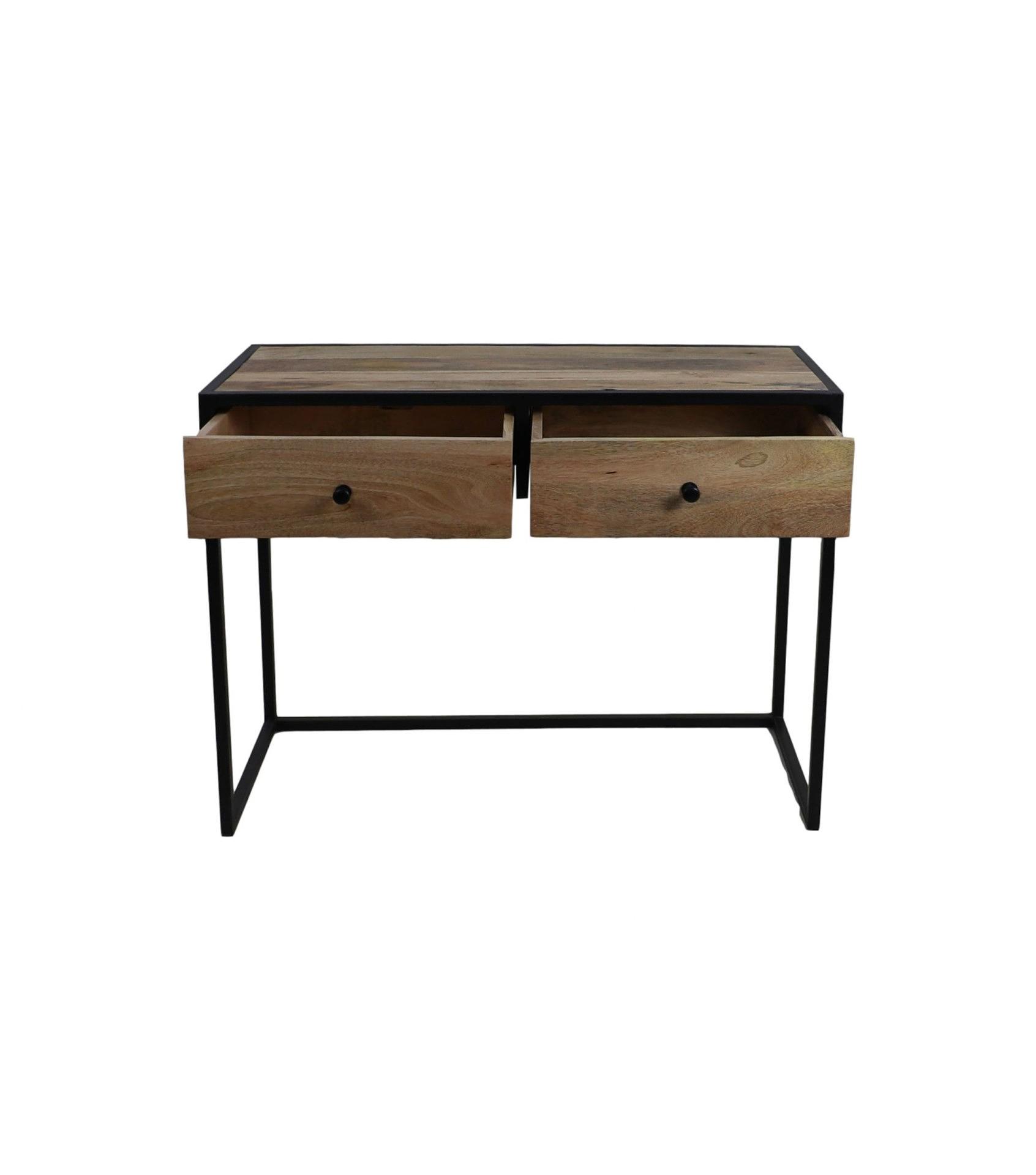 Konsolentisch Mangoholz Metall 1