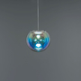 Iris Globe Pendelleuchte Glas Mehrfarbig 1