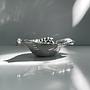 Vintage Schale Metall Silber 1970er Jahre 2