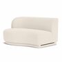 Nora 2-Sitzer Chaise Modul Links Maya Cream 0
