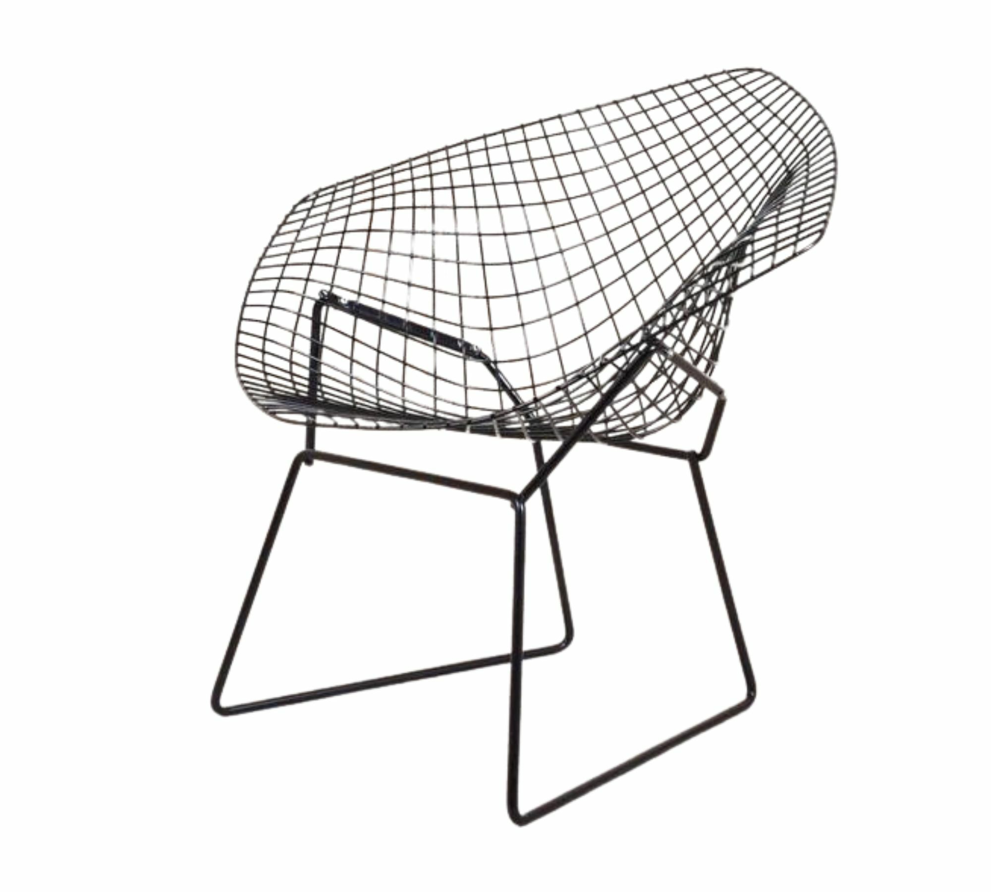 Bertoia Diamond Chair Schwarz  4