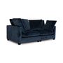 Viking Sofa 2-Sitzer Samt Blau 6