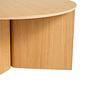 Slit Beistelltisch Wood Rund XL Beige 2
