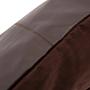 Cushion cover leather brown 2