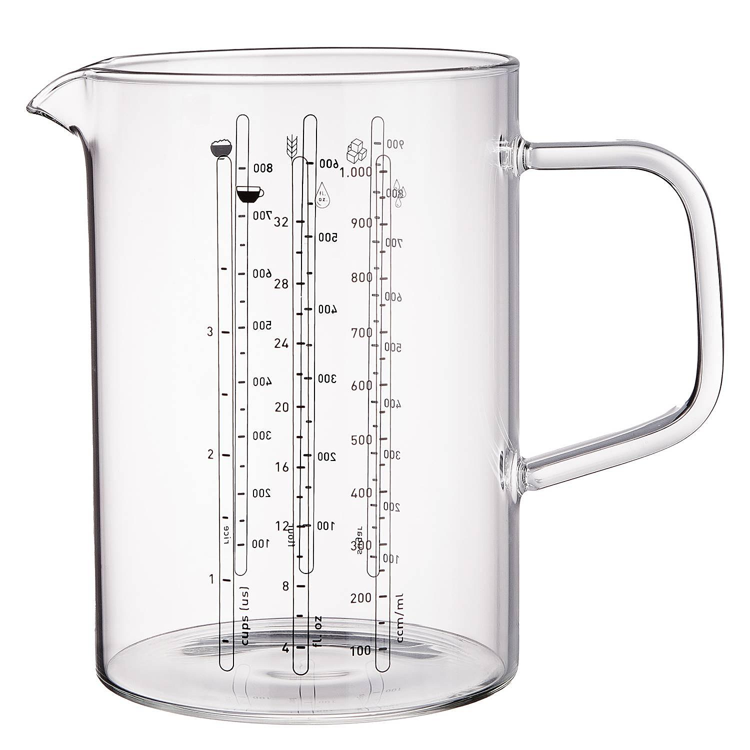RECIPE Measuring cup Glass Transparent 0