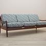 3-seater teak sofa 1970s 1