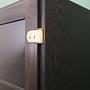 Vintage Schrank Eichenholz Grau 1960er Jahre 13