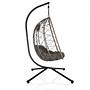 Cocova hanging chair with frame & cushion Grey 3